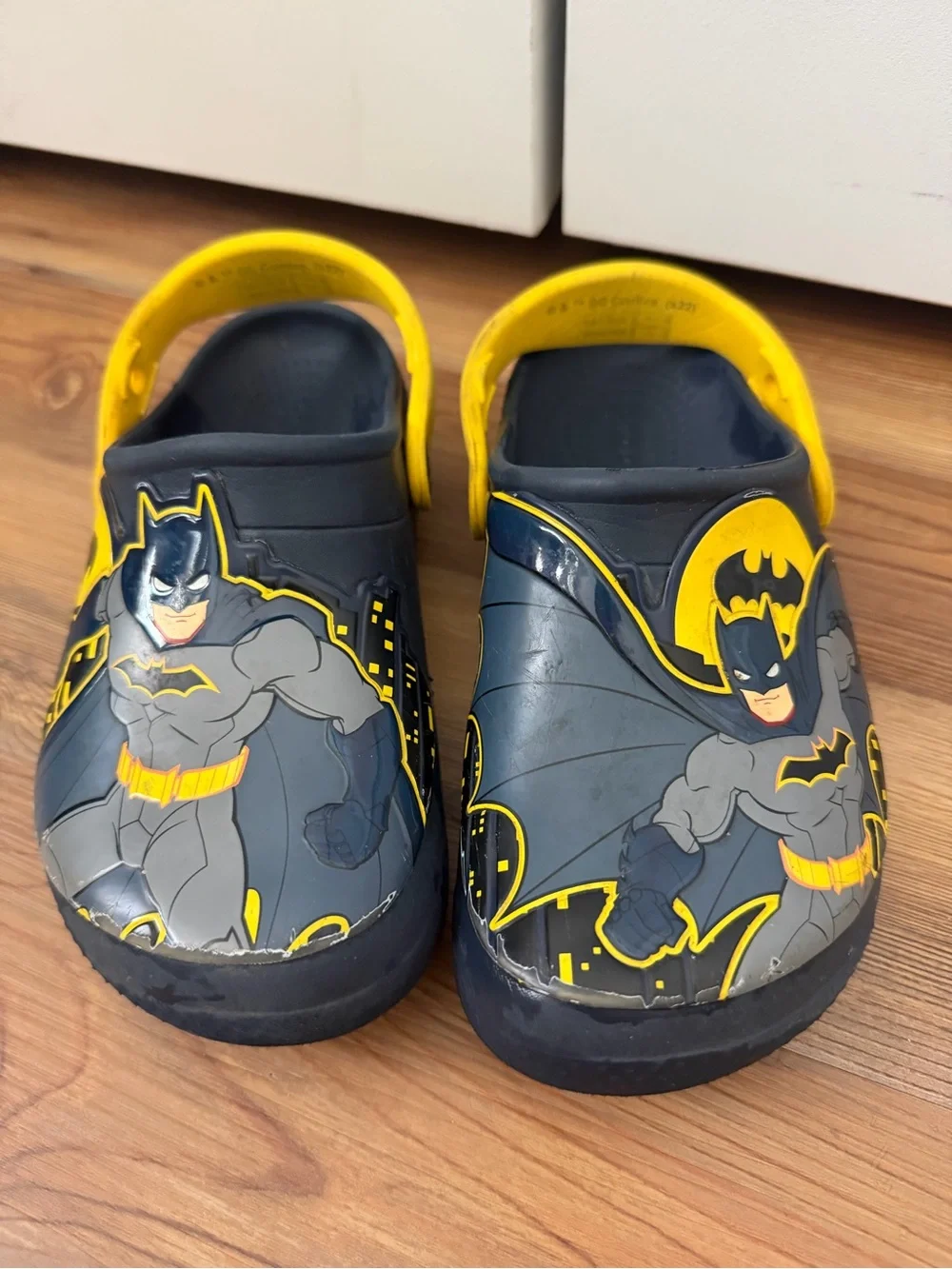CROCS Batman Kids Clogs in Black and Yellow